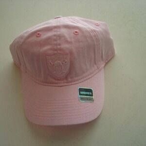 RAIDERS WOMENS PINK REEBOK BCA HAT CAP VINTAGE Y2K 00S E5